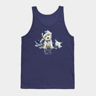 Santa Westie Tank Top